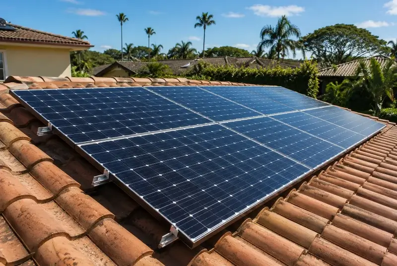 Installation de panneaux solaires à Gorges